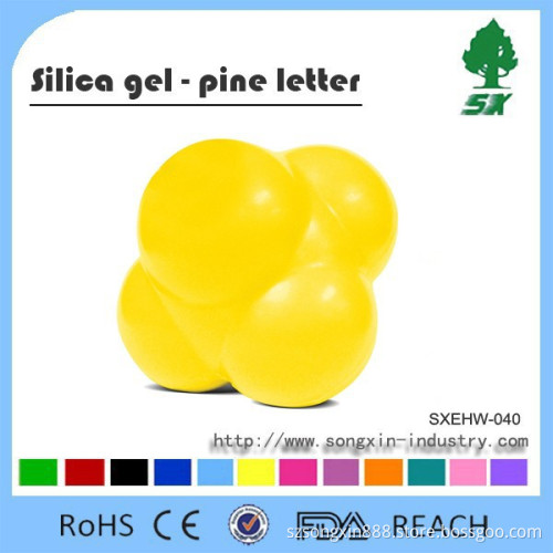 New Design Reaction Training balls/Colorful Fitness Silicone Reaction Ball/Agility Trainer